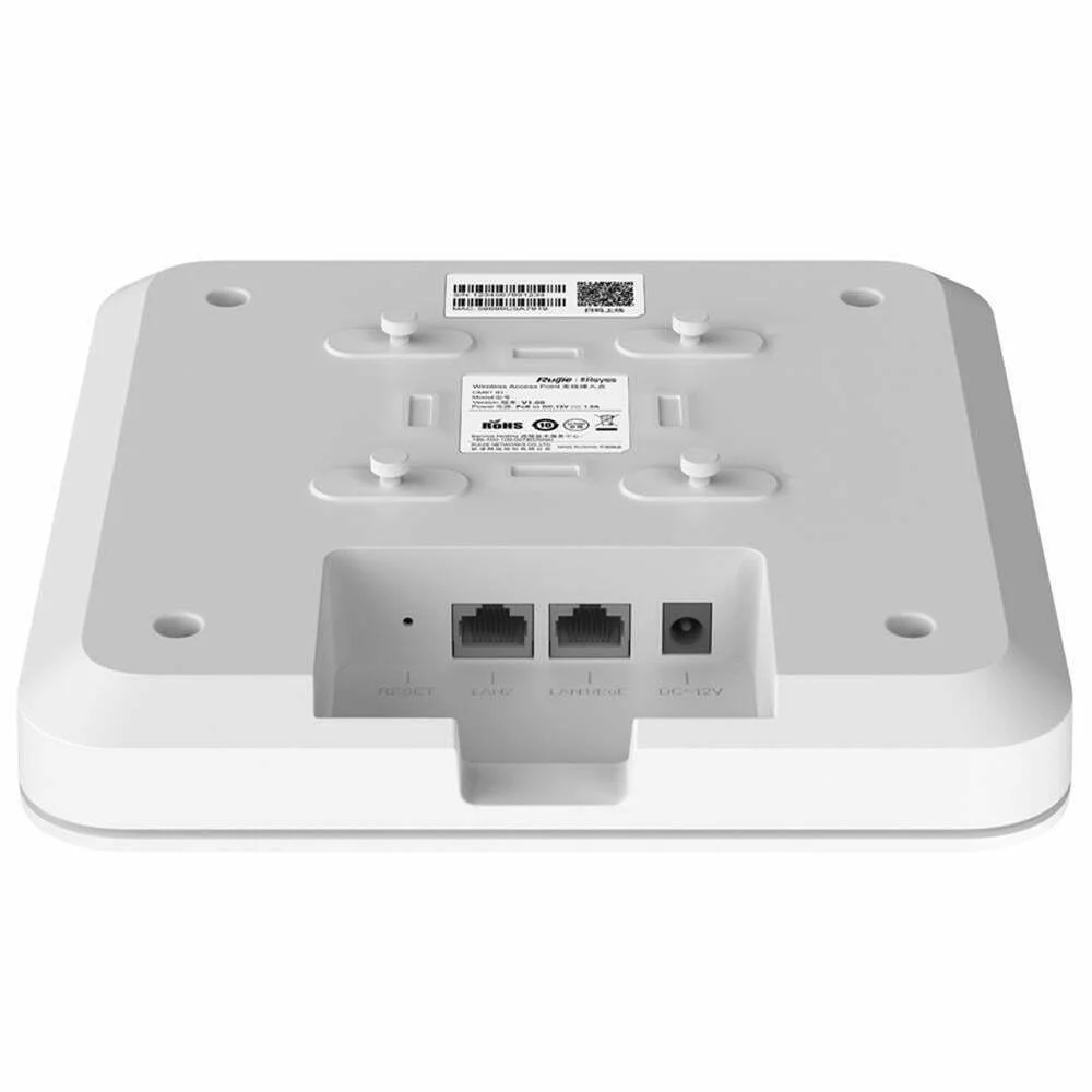 RUIJIE REYEE RG-RAP2260(G) AX1800 WI-FI 6 GIGABIT CEILING APIONT RUIJIE REYEE RG-RAP2260(G) AX1800 WI-FI 6 GIGABIT CEILING APIONT